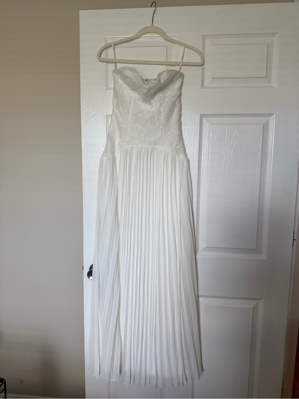 NWT Lulus Drop Waist Pleated Maxi Dress XS